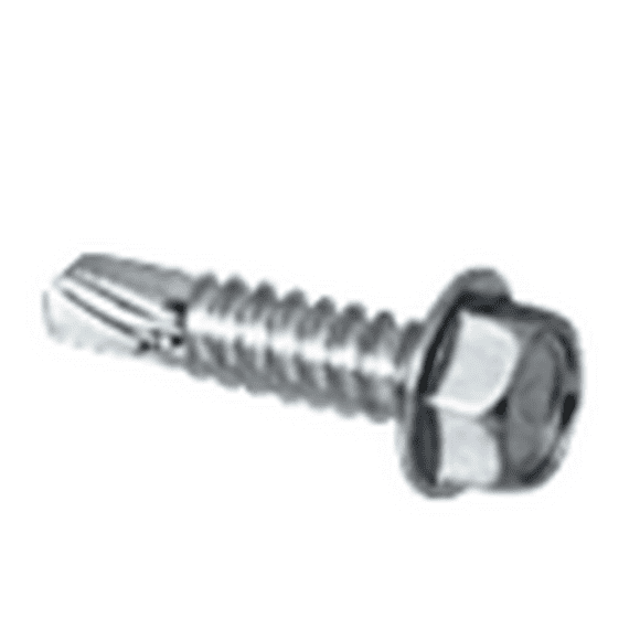 8 X 1/2 with Carrying Tub & 1/4 Bit 1000 Piece No MW-8X12PW10 Midwest Tool and Cutlery MIDWEST White Self Piercing Screws 